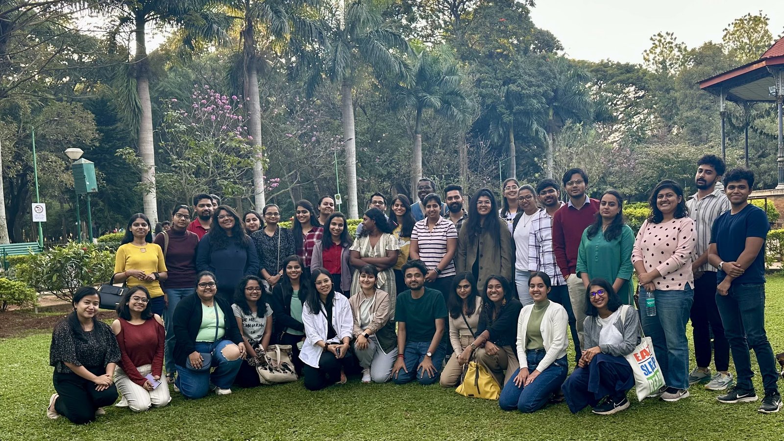 Members of a PPI Policy Circle gathered outdoors in Bengaluru