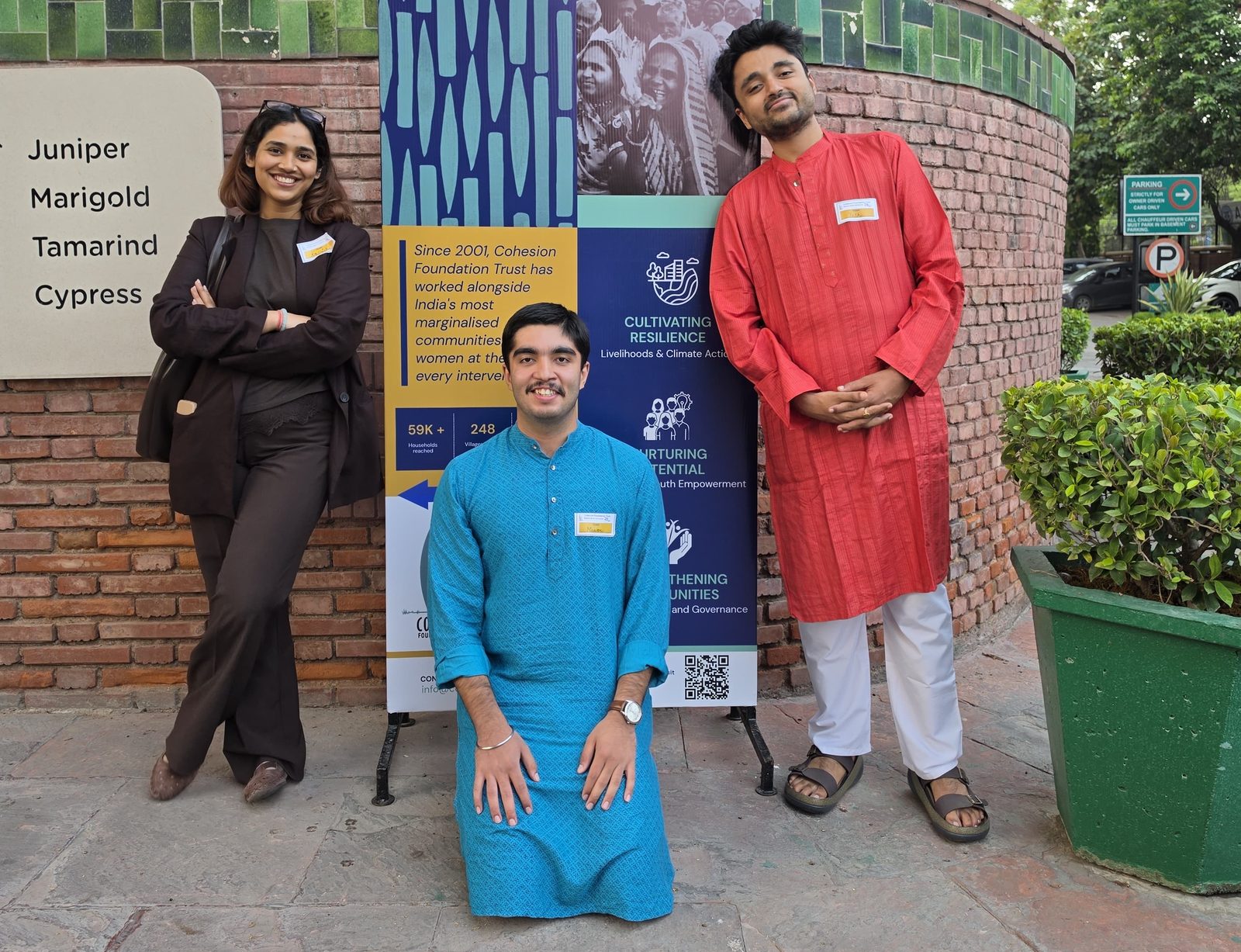 The team on the ground at a partner’s 25-year milestone event