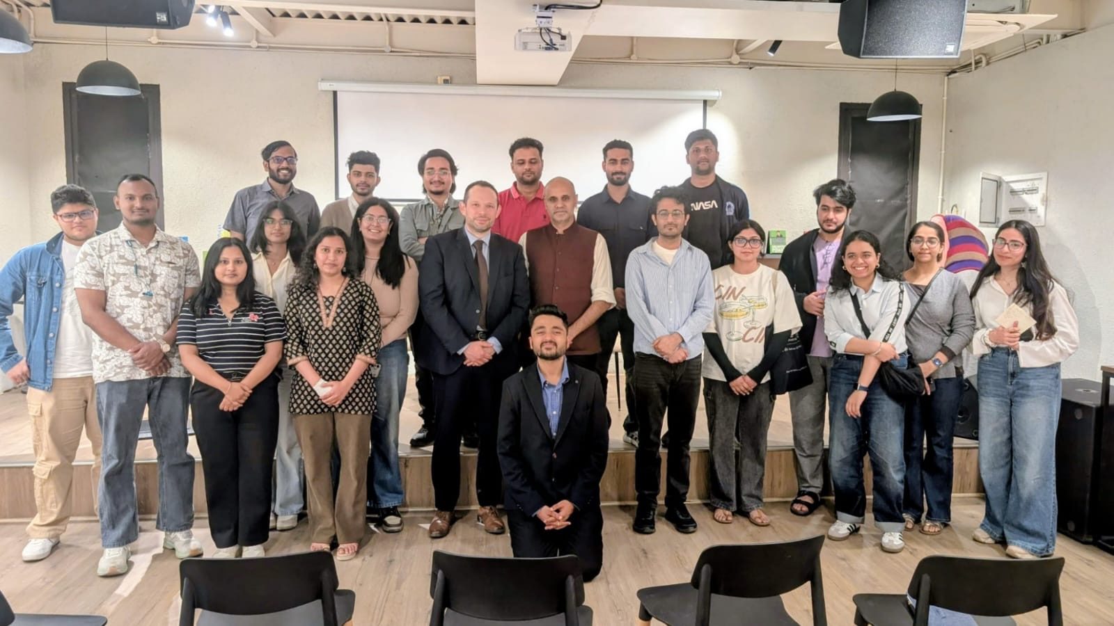 A community session with a guest speaker