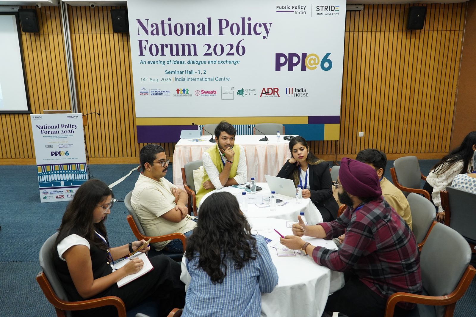 A roundtable in session at the National Policy Forum 2026, New Delhi