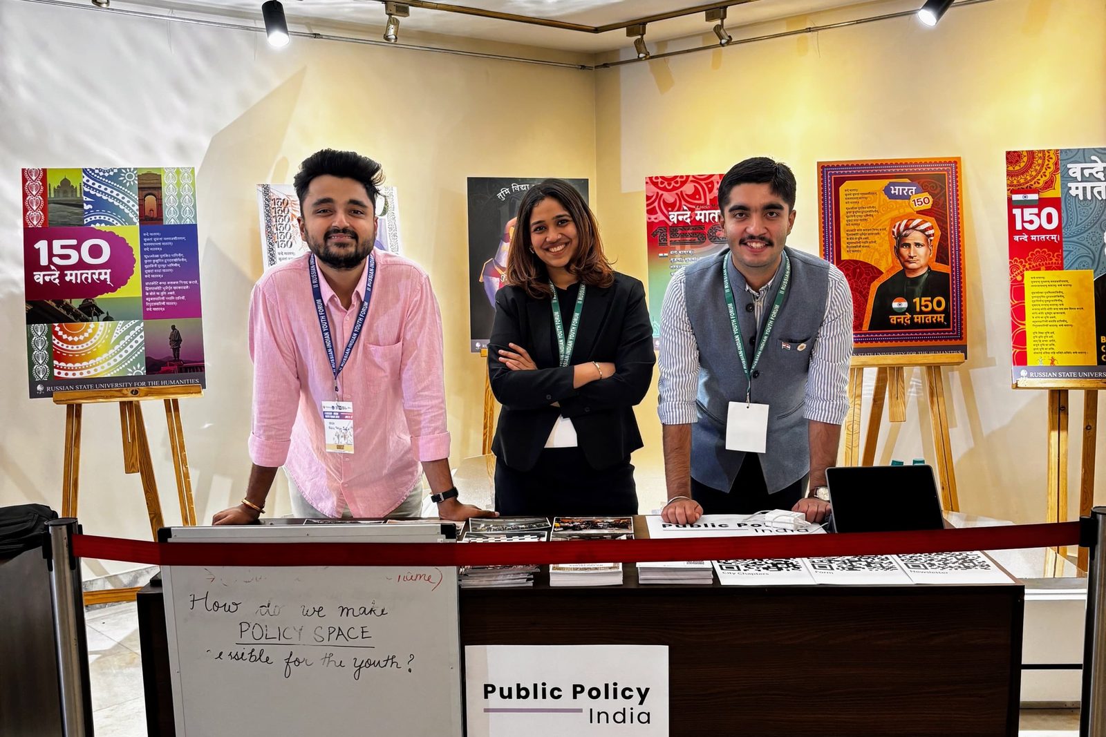 The PPI booth at the Russian-Indian Youth Forum