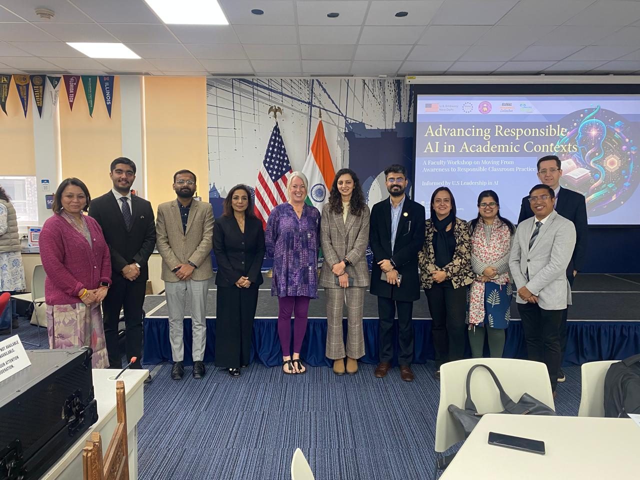 A faculty convening hosted with the US Mission to India